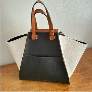 Divina Firenze Colourblock Leather Handbag / Crossbody Purse